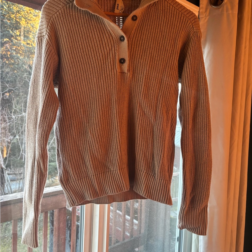 Pact Cream Knit Sweater